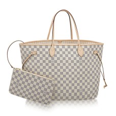 Louis Vuitton N41360 Neverfull GM Torba na ramię Damier Azur Canvas