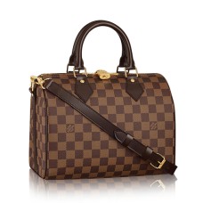 Torba materiałowa Louis Vuitton N41368 Speedy Bandouliere 25 Damier Ebene Canvas
