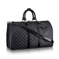 Louis Vuitton N41418 Keepall Bandouliere 45 Torba sportowa Damier Graphite Canvas