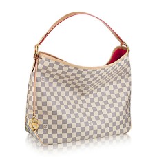 Louis Vuitton N41448 Zachwycająca torba hobo MM Damier Azure Canvas