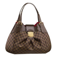 Louis Vuitton N41540 Sistine GM Hobo Bag Damier Ebony Canvas