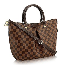 Torba materiałowa Louis Vuitton N41547 Siena GM Damier Ebene Canvas