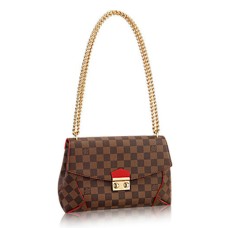 Louis Vuitton N41596 Caissa Kopertowa torba na ramię Damier Ebene Canvas