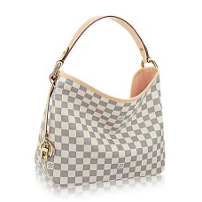 Louis Vuitton N41606 Delightful PM Hobo Bag Damier Azur Canvas