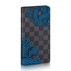 Louis Vuitton N41677 Brazza Portfel Damier Grafitowe płótno