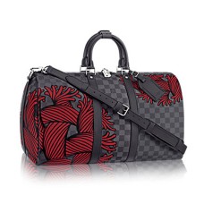 Louis Vuitton N41701 Keepall Bandouliere 45 Torba sportowa Damier Graphite Canvas
