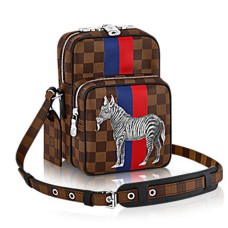 Louis Vuitton N42703 Amazone 22 Torba kurierska Damier Ebene Canvas