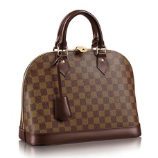 Louis Vuitton N53151 Alma PM Torba na ramię Damier Ebene Canvas