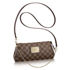 Louis Vuitton N55213 Eva Sprzęgło Damier Ebene Canvas
