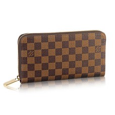 Louis Vuitton N60003 Zippy Organizer Damier Ebene Canvas