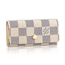 Louis Vuitton N60020 4 Brelok Damier Azur Canvas