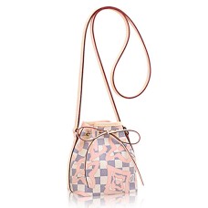 Louis Vuitton N60052 Nano Noe Shoulder Bag Damier Azur Canvas