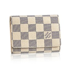 Louis Vuitton N61746 Wizytownik Damier Azur Canvas