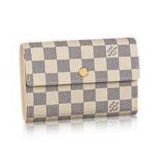 Portfel Louis Vuitton N63068 Alexandra Damier Azur Canvas
