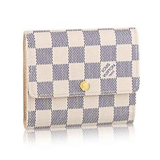 Portfel Louis Vuitton N63241 Anais Damier Azur Canvas