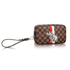 Płócienna torebka Louis Vuitton N63350 Volga Damier Ebene