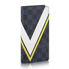 Portfel Louis Vuitton N64004 Brazza Damier Cobalt Canvas