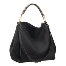 Louis Vuitton N91671 Babylone MM Torba Hobo Skóra Taurillon