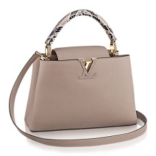 Louis Vuitton N92802 Capucines PM Torba na ramię Taurillon Skóra